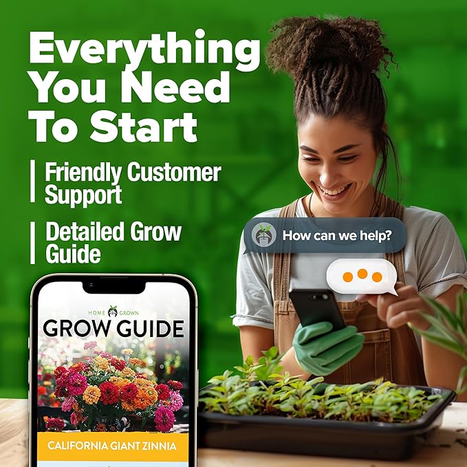 🌸 SeedHeaven Zinnia Flower Seed Vault (California Giant Mix)